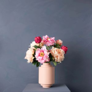 Madame Fleurie Peony Petals Boeket – Luxe Zijden bloemen Pioenrozen –