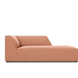 Micadoni rechter chaise longue Ruby flueel, roze – 180x93x69cm Micadoni rechter chaise longue Ruby flueel, roze – 180x93x69cm