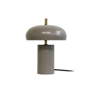 Leitmotiv tafellamp Joya – grijs – 18x18x24cm – Paddenstoellamp Leitmotiv tafellamp Joya – grijs – 18x18x24cm – Paddenstoellamp