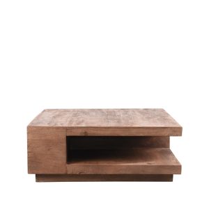 LABEL51 Salontafel Square – Donkerbruin Mangohout – 80x80cm LABEL51 Salontafel Square – Donkerbruin Mangohout – 80x80cm