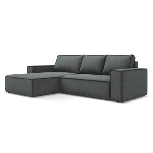 LaMiaSofa hoekbank links Livorno – textuurstof – grijs – 290x185x82 LaMiaSofa hoekbank links Livorno – textuurstof – grijs – 290x185x82