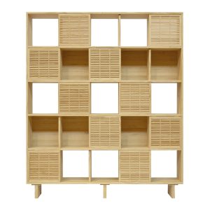 Naan Furniture Boekenkast Xelida – Ongelakt massief grenen – Natuurlij Naan Furniture Boekenkast Xelida – Ongelakt massief grenen – Natuurlij