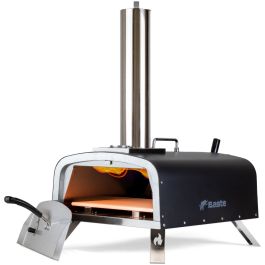 BASTE pizzaoven buiten houtgestookt – RVS
