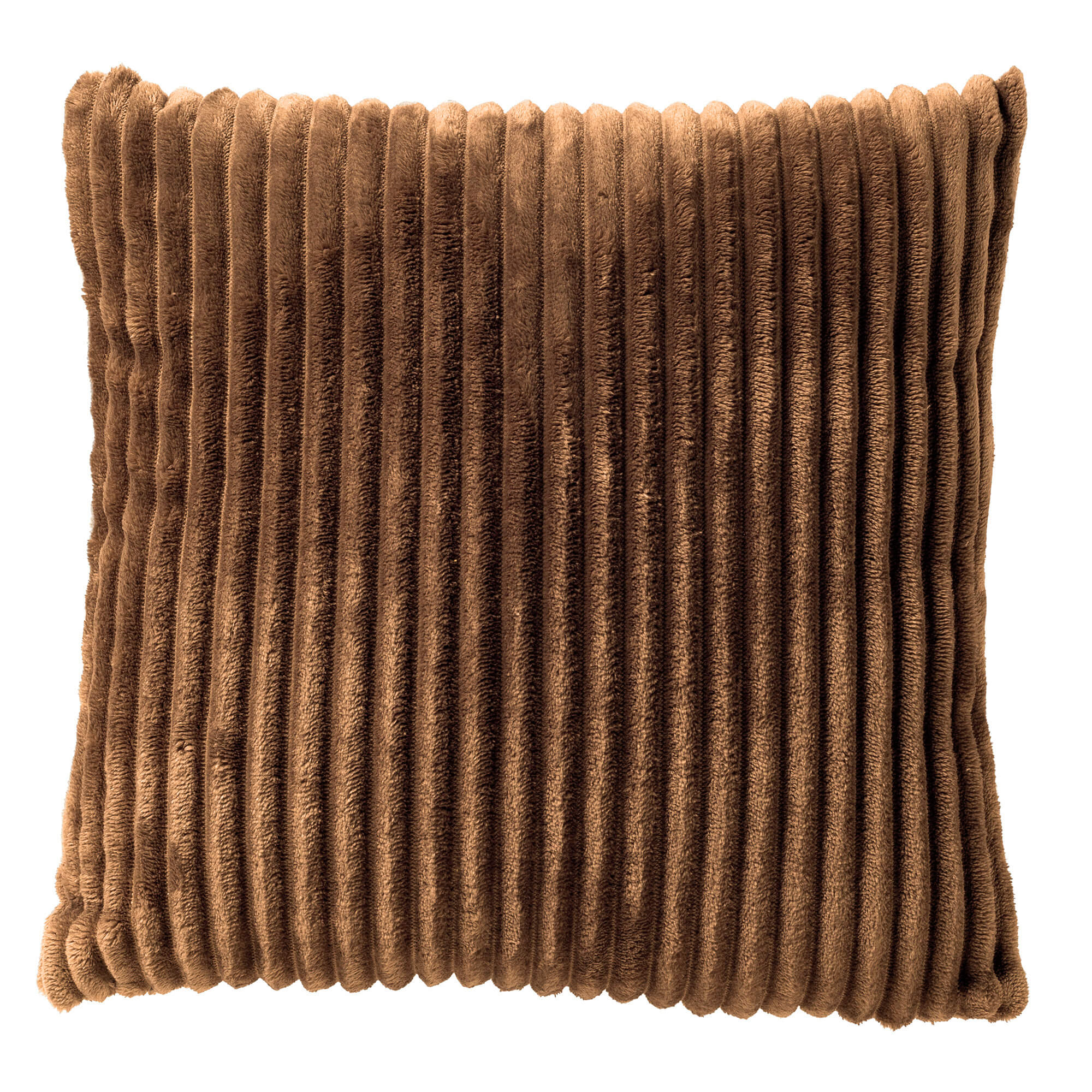 MART - kussenhoes 45x45 cm - zacht ribfluweel - gerecycled - Tobacco B
