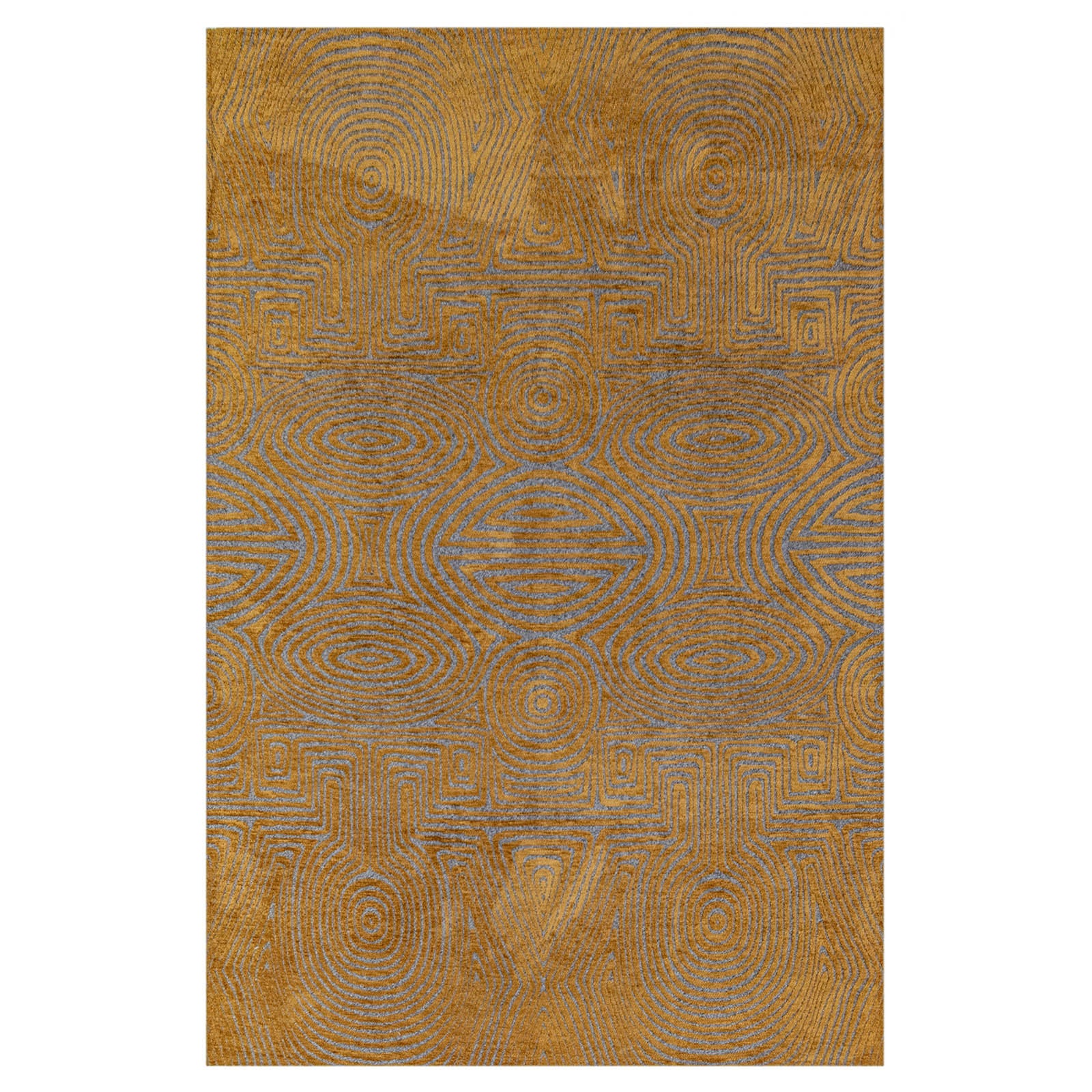 Lola&Moi vloerkleed Gold Stone - goud - 240x340cm