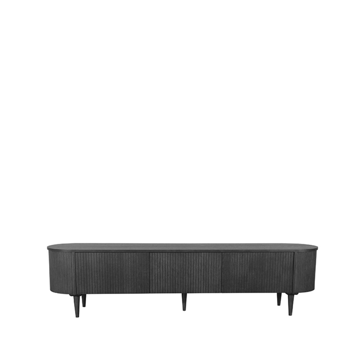 LABEL51 Tv-meubel Oliva - Zwart Eikenhout - 220x47x55cm