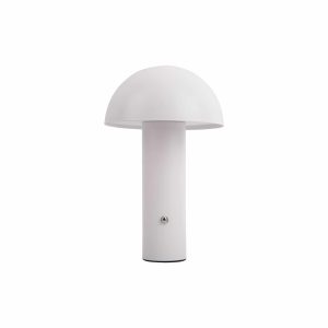 Leitmotiv tafellamp Fuego – wit – 15×5.5×24.5cm – Paddenstoellamp Leitmotiv tafellamp Fuego – wit – 15×5.5×24.5cm – Paddenstoellamp