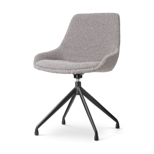 Nolon Nola-Isa Eetkamerstoel Bouclé Taupe – Draaibaar Zwart Onderstel Nolon Nola-Isa Eetkamerstoel Bouclé Taupe – Draaibaar Zwart Onderstel