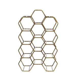 Light & Living wijnrek SALBRIS – 30x18x46cm – brons