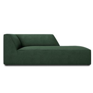 Micadoni rechter chaise longue Ruby structurele stof, groente – 180×93 Micadoni rechter chaise longue Ruby structurele stof, groente – 180×93