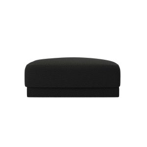 Micadoni Poef Miley boucle zwart – 90x90x40cm Micadoni Poef Miley boucle zwart – 90x90x40cm