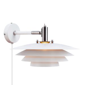 Nordlux Bretagne Wandlamp – Ø30cm – G9 – Wit Nordlux Bretagne Wandlamp – Ø30cm – G9 – Wit