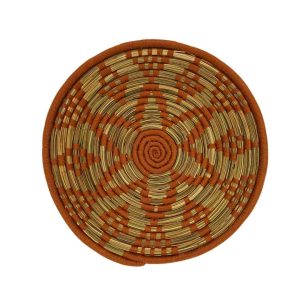 NOA MAY Schaal Hayat – naturel/oker – palm – Ø 40 cm x H 5 cm – Marrak NOA MAY Schaal Hayat – naturel/oker – palm – Ø 40 cm x H 5 cm – Marrak