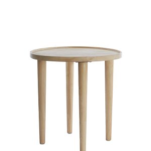 Light & Living bijzettafel QIANO – Ø49x49cm – bruin Light & Living bijzettafel QIANO – Ø49x49cm – bruin