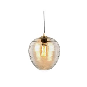 Leitmotiv hanglamp Glamour Globe – bruin – Ø25cm Leitmotiv hanglamp Glamour Globe – bruin – Ø25cm