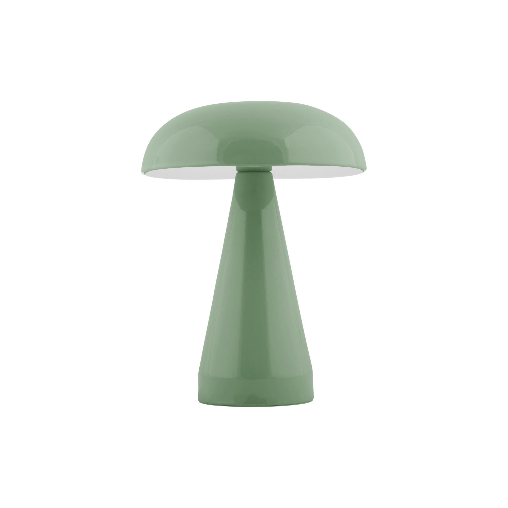 Leitmotiv tafellamp Rachel LED - groen - 15.5x15.5x20.5cm - Paddenstoe