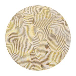 Louis De Poortere vloerkleed Yellow Hippy – geel – 140x140cm Louis De Poortere vloerkleed Yellow Hippy – geel – 140x140cm
