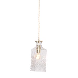 Mexlite hanglamp Grazio – 1 lichts – 10x 150 cm – mat-goud Mexlite hanglamp Grazio – 1 lichts – 10x 150 cm – mat-goud