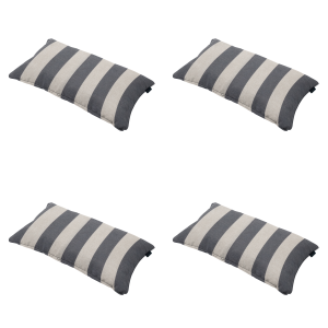 Madison sierkussen Amora – grijs – 30x50x10cm – set van 4 Madison sierkussen Amora – grijs – 30x50x10cm – set van 4