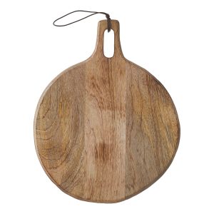 Mica Decorations Duko Serveerplank – Ø28 cm – 100% FSC Mangohout – Bru Mica Decorations Duko Serveerplank – Ø28 cm – 100% FSC Mangohout – Bru