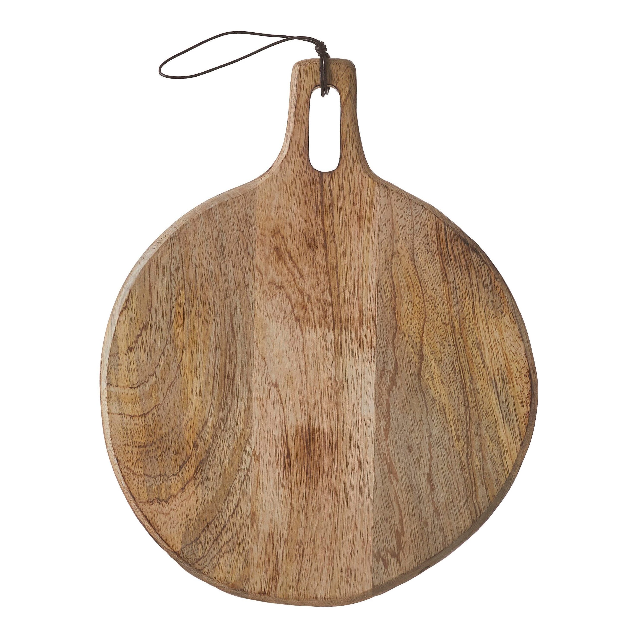 Mica Decorations Duko Serveerplank - Ø28 cm - 100% FSC Mangohout - Bru