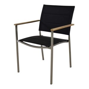 Lesli Living bistrostoel Marmaris – zwart – 55∕56x62x85cm – set van 4 Lesli Living bistrostoel Marmaris – zwart – 55∕56x62x85cm – set van 4