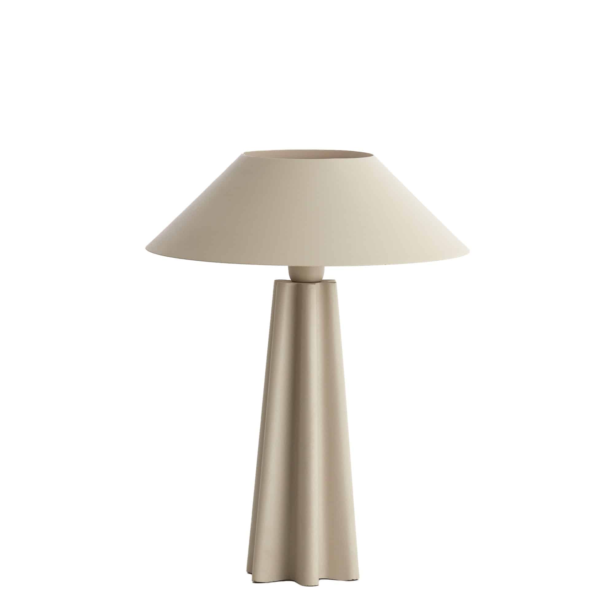 Light & Living tafellamp Cukai - bruin - Ø38cm