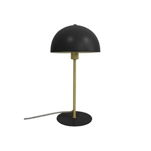 Leitmotiv tafellamp Bonnet – zwart – 20x20x39cm – Paddenstoellamp Leitmotiv tafellamp Bonnet – zwart – 20x20x39cm – Paddenstoellamp