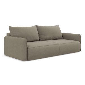 LaMiaSofa 3-zits slaapbank Palermo – textuurstof – donkerbeige – 216×1 LaMiaSofa 3-zits slaapbank Palermo – textuurstof – donkerbeige – 216×1