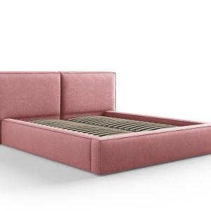Micadoni Opbergbed met hoofdeinde Jodie 160x200cm, structurele stof, r Micadoni Opbergbed met hoofdeinde Jodie 160x200cm, structurele stof, r