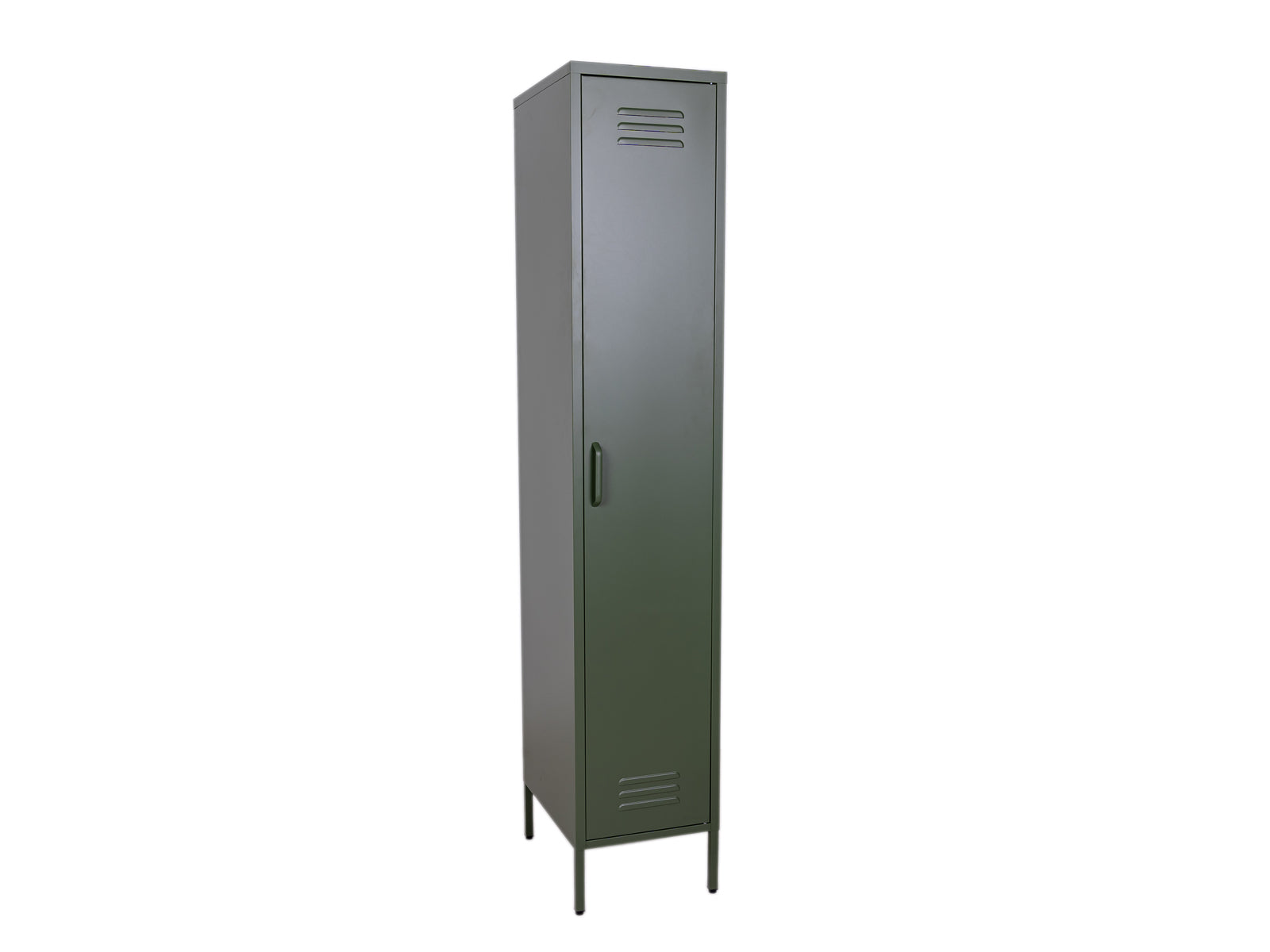MaximaVida metalen kleding lockerkast Finn olijfgroen 45 x 35 x 185 cm