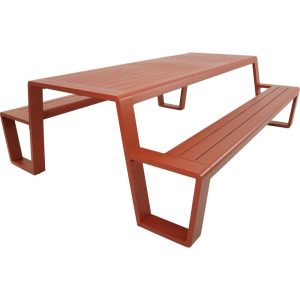 Lesli Living picknickset Estilo – rood – 220x183x74cm Lesli Living picknickset Estilo – rood – 220x183x74cm