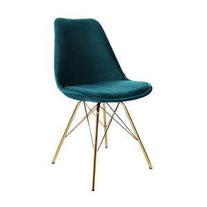 Kick kuipstoel Velvet – Blauw Kick kuipstoel Velvet – Blauw