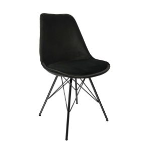 Kick kuipstoel Velvet – Zwart Kick kuipstoel Velvet – Zwart