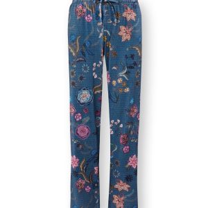 Pip Studio – Belin Pyjama Broek Dames – Coco Flower – Blauw – L Pip Studio – Belin Pyjama Broek Dames – Coco Flower – Blauw – L