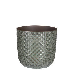 Mica Decorations Daan Bloempot – H18 x Ø19 cm – Groen Mica Decorations Daan Bloempot – H18 x Ø19 cm – Groen