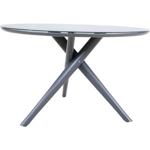 Lesli Living tuintafel Mojito – antraciet – Ø120x74cm Lesli Living tuintafel Mojito – antraciet – Ø120x74cm