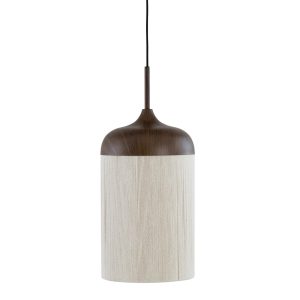 Light & Living hanglamp Dania – bruin – Ø27.5cm Light & Living hanglamp Dania – bruin – Ø27.5cm