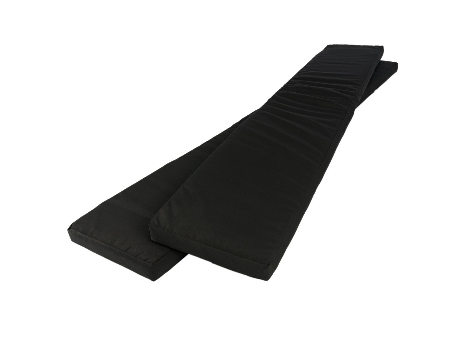 MaximaVida picknicktafel kussenpakket Havana zwart 120 x 27,5 x 5 cm -
