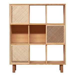 Naan Furniture Boekenkast Mica – Ongelakt Massief Grenen – Natuurlijk Naan Furniture Boekenkast Mica – Ongelakt Massief Grenen – Natuurlijk