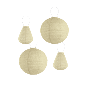 Lumiz solar lampion – gele set – 3 stuks Lumiz solar lampion – gele set – 3 stuks