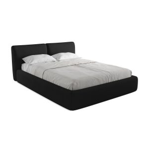 LaMiaSofa Bed met opbergruimte Milano – chenille stof – zwart – 180×22 LaMiaSofa Bed met opbergruimte Milano – chenille stof – zwart – 180×22