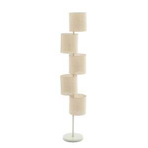 Light & Living vloerlamp Benigno – bruin – Ø33cm Light & Living vloerlamp Benigno – bruin – Ø33cm