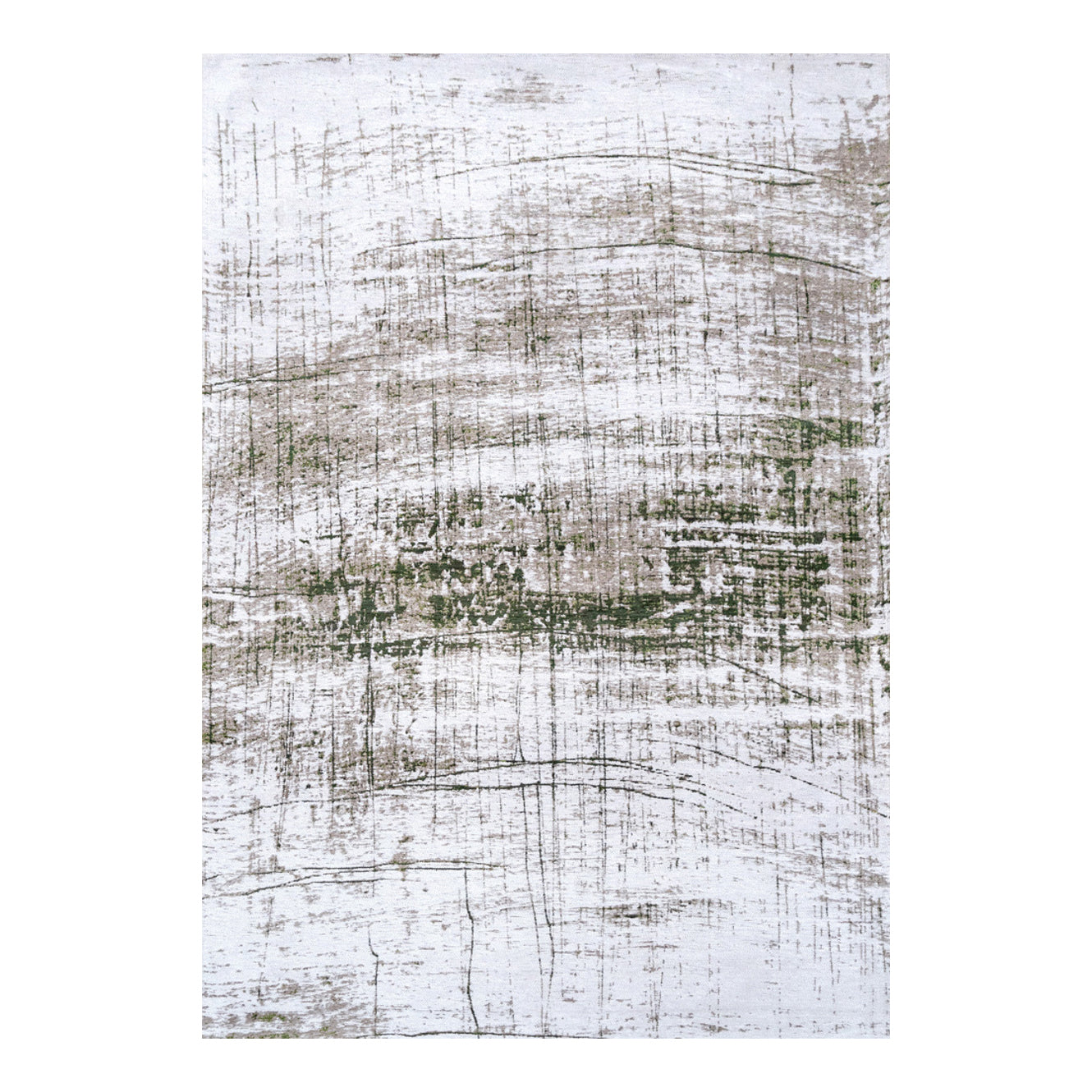 Ecorugs vloerkleed Central Green - groen - 80x150cm