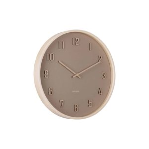 Karlsson wandklok Nervadura – bruin – Ø40.8cm Karlsson wandklok Nervadura – bruin – Ø40.8cm