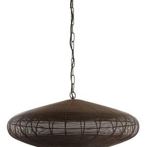 Light & Living hanglamp BAHOTO – bruin – Ø51x20cm Light & Living hanglamp BAHOTO – bruin – Ø51x20cm