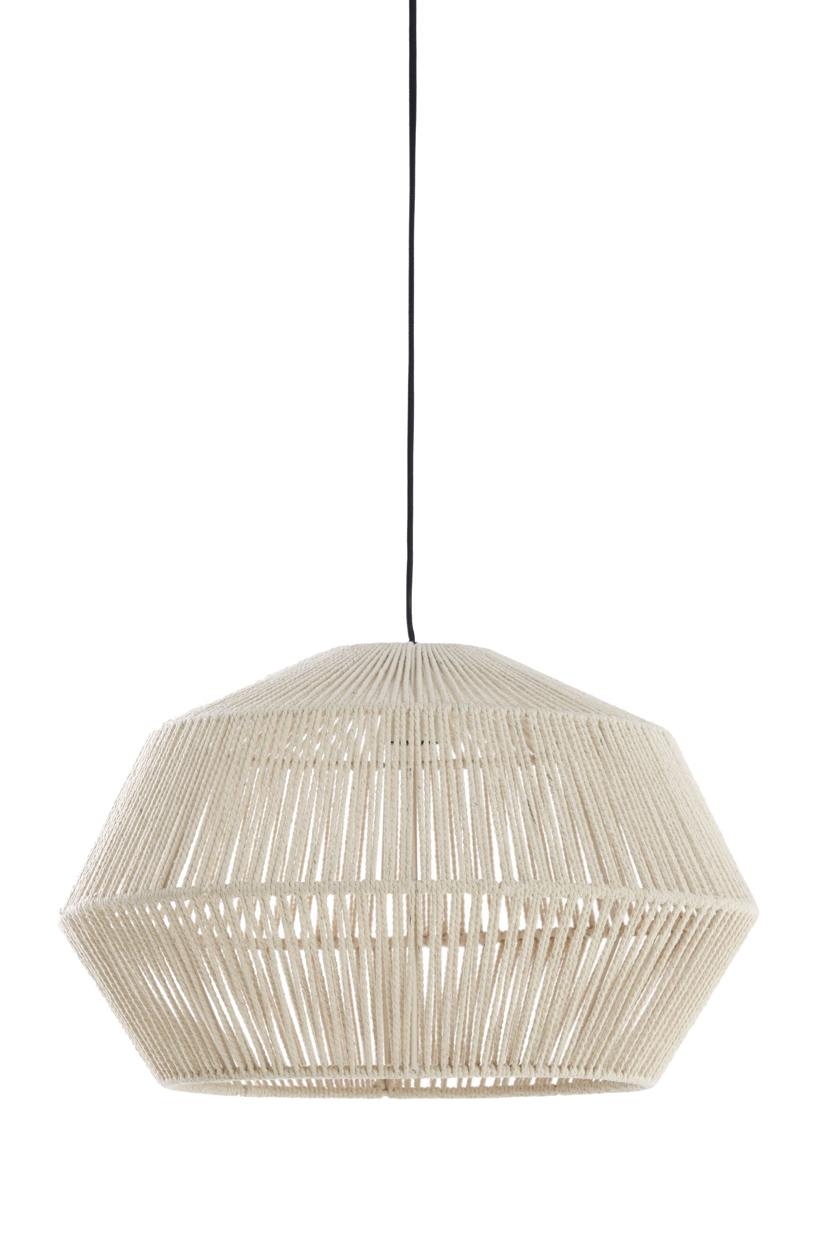 Light & Living hanglamp DEYA - Ø49x30cm - wit