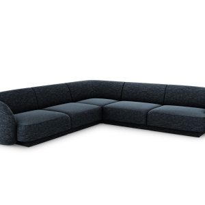 Micadoni Symmetrische hoekbank Miley 5-zits, chenille, koningsblauw – Micadoni Symmetrische hoekbank Miley 5-zits, chenille, koningsblauw –