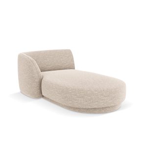 Micadoni linker meridiaan Miley 2-zits, structurele stof beige – 156×9 Micadoni linker meridiaan Miley 2-zits, structurele stof beige – 156×9