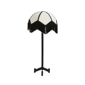 Tafellamp Dennis/Sulina – Zwart/Wit – Ø35x78cm Tafellamp Dennis/Sulina – Zwart/Wit – Ø35x78cm